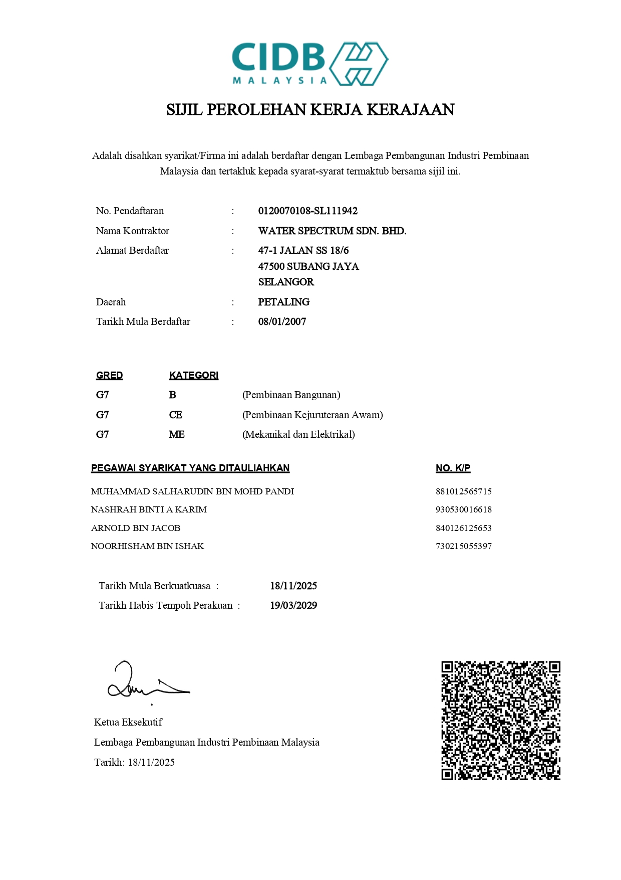 CIDB SPKK – Page 1