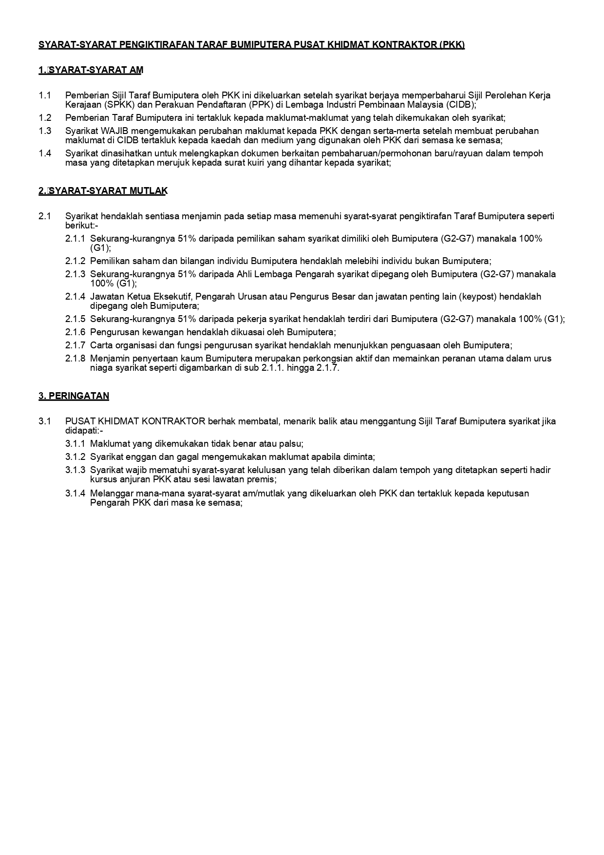 CIDB STB (Pusat Khidmat Kontraktor PKK) – Page 2