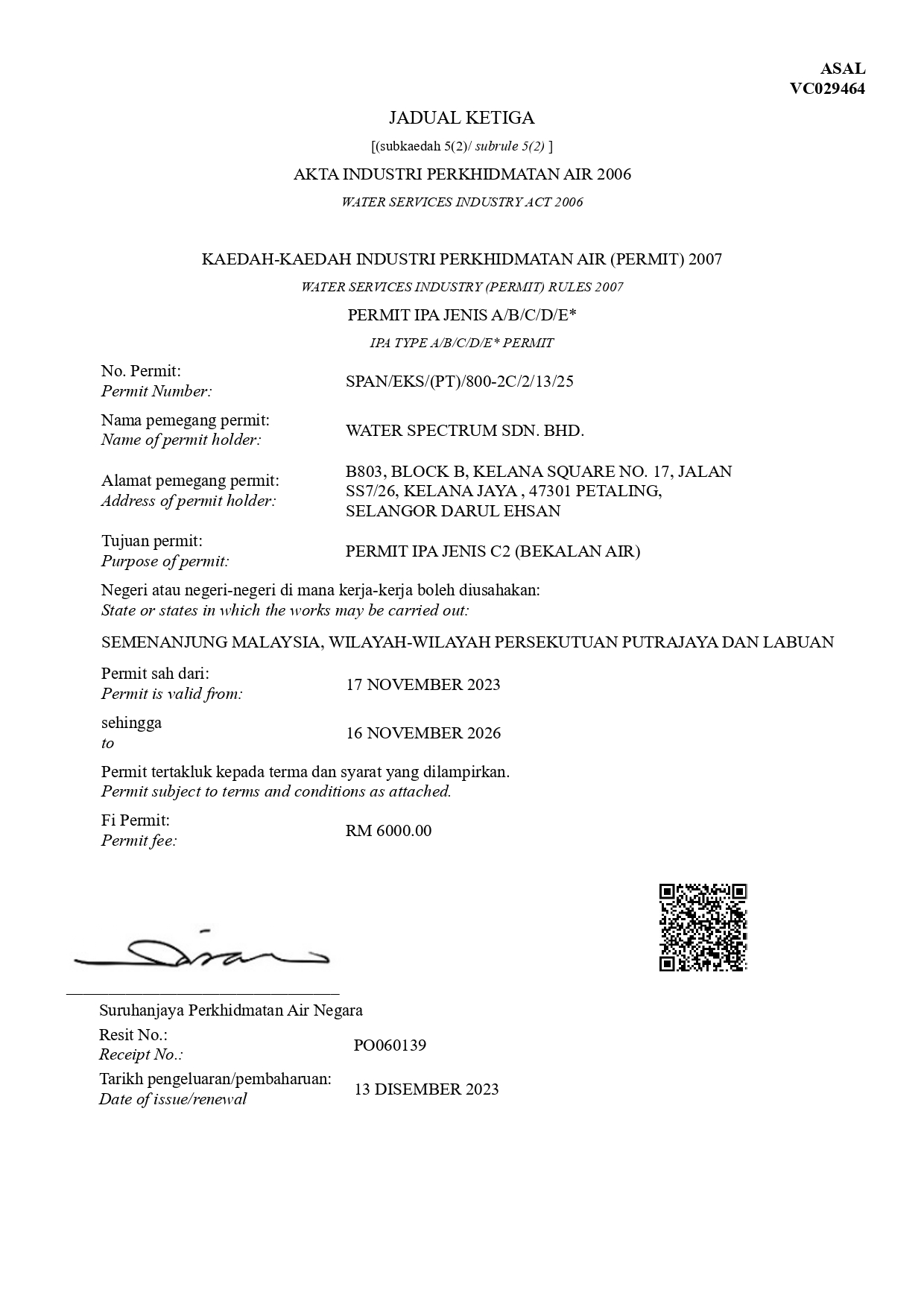 SPAN C2 – Bekalan Air – Page 1
